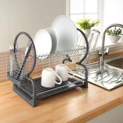 Addis Dish Drainer - Grey