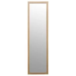 B&M Over Door Mirror 120 X 30cm - Brown