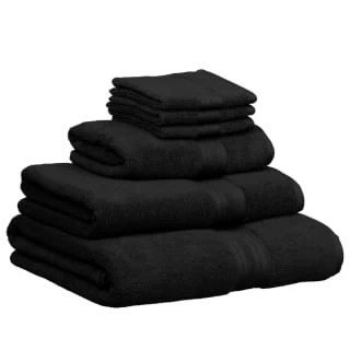 B&M Signature Bath Sheet - Black - Image 3