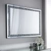B&M Crushed Jewel Mirror - Silver