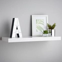 Lokken Floating Shelf 60cm - White