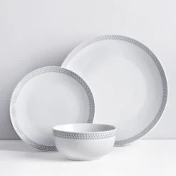 B&M Geo Dinner Set 12pc