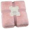 Aspen Faux Fur Throw - Blush