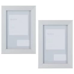 B&M Block Photo Frame 4 X 6" 2pk - Grey