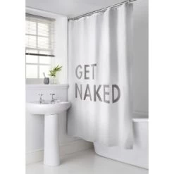 B&M Get Naked Shower Curtain
