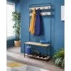 B&M Michigan Coat Rack With Shoe Storage