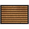 B&M Plaited Rubber Coir Doormat