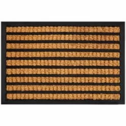 B&M Plaited Rubber Coir Doormat
