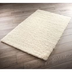 B&M Nordic Cream Fur Rug 100 X 150cm