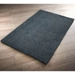 B&M Teddy Rug 100 X 150cm - Charcoal