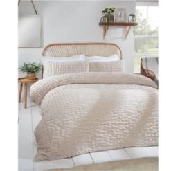 B&M Lara King Duvet Set - Cream