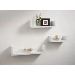 Lokken Set Of 3 Shelves - White