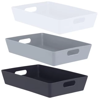 Soho Storage Tray 8 X 35 X 26cm - White - Image 2