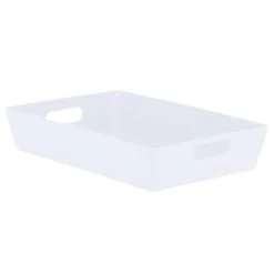 Soho Storage Tray 8 X 35 X 26cm - White
