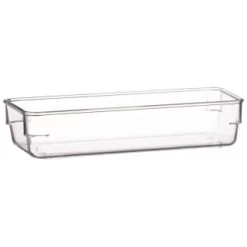 Clear Organiser Plastic Tray - Long