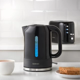 Goodmans Plastic Kettle - Black - Image 2