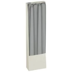 Tapered Candles 8pk - Grey