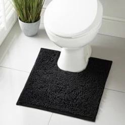 B&M Signature Noodle Pedestal Mat - Black