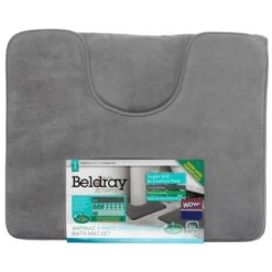 B&M Bath Mat Set - Grey