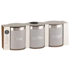 Simply Everyday Set Of Storage Jars 3pk