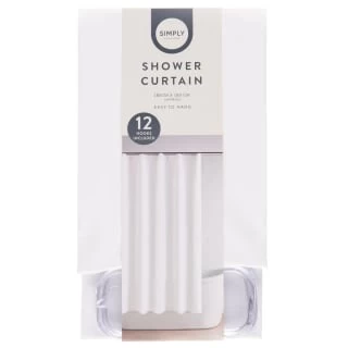 Simply Everyday Shower Curtain - White - Image 2