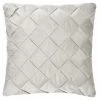 Basket Weave Silver Cushion
