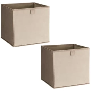 Lokken Velvet Storage Cubes 2pk - Mushroom - Image 3