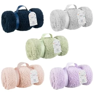 Simply Kids Teddy Throw - Lilac - Image 5